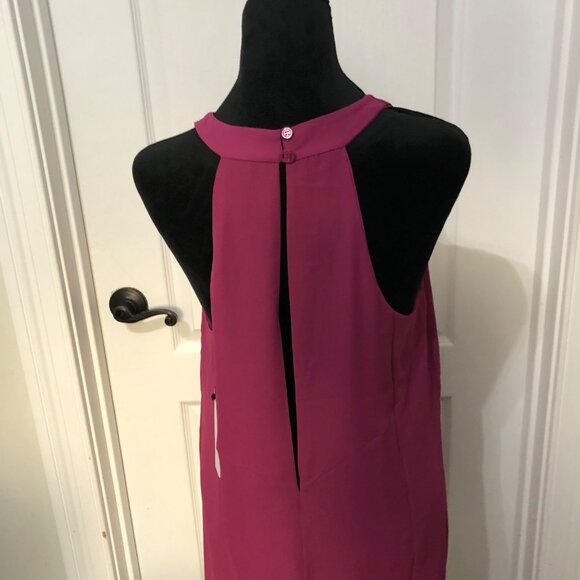 Three Eighty Two Women's Magenta Sleeveless Maxi Dress Size Medium‎ NWT - Picture 6 of 9